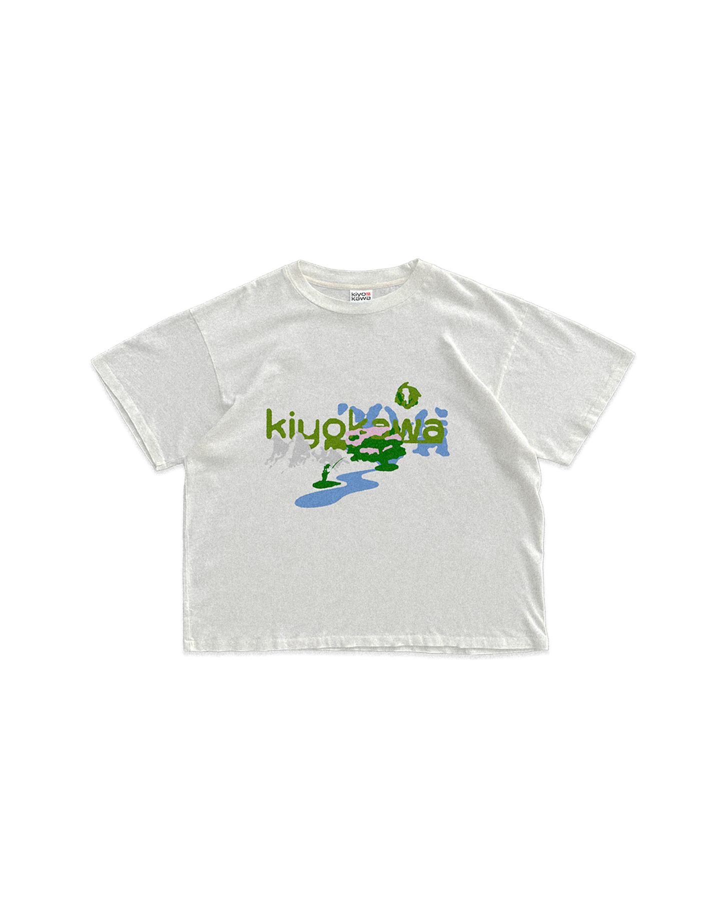 PINK ON GREEN - KIYO TEE