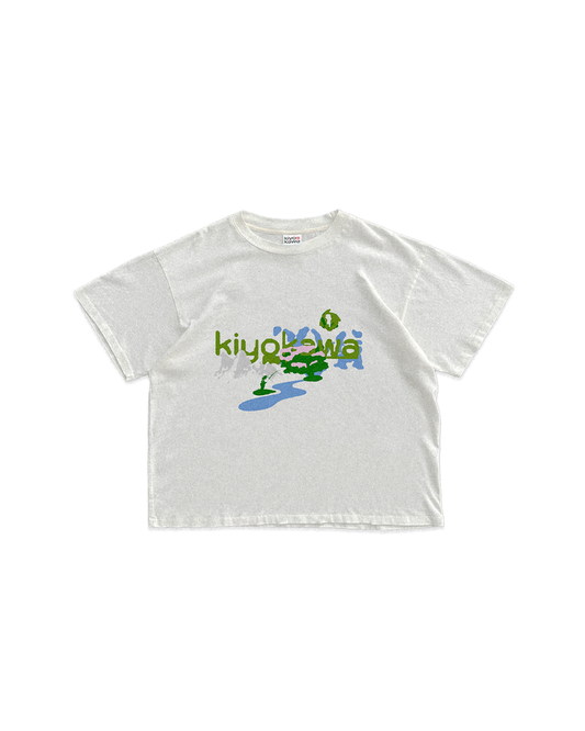 PINK ON GREEN - KIYO TEE